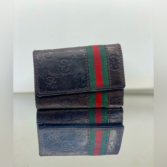 GUCCI GG Leather Key Holder - Picture 1 of 1